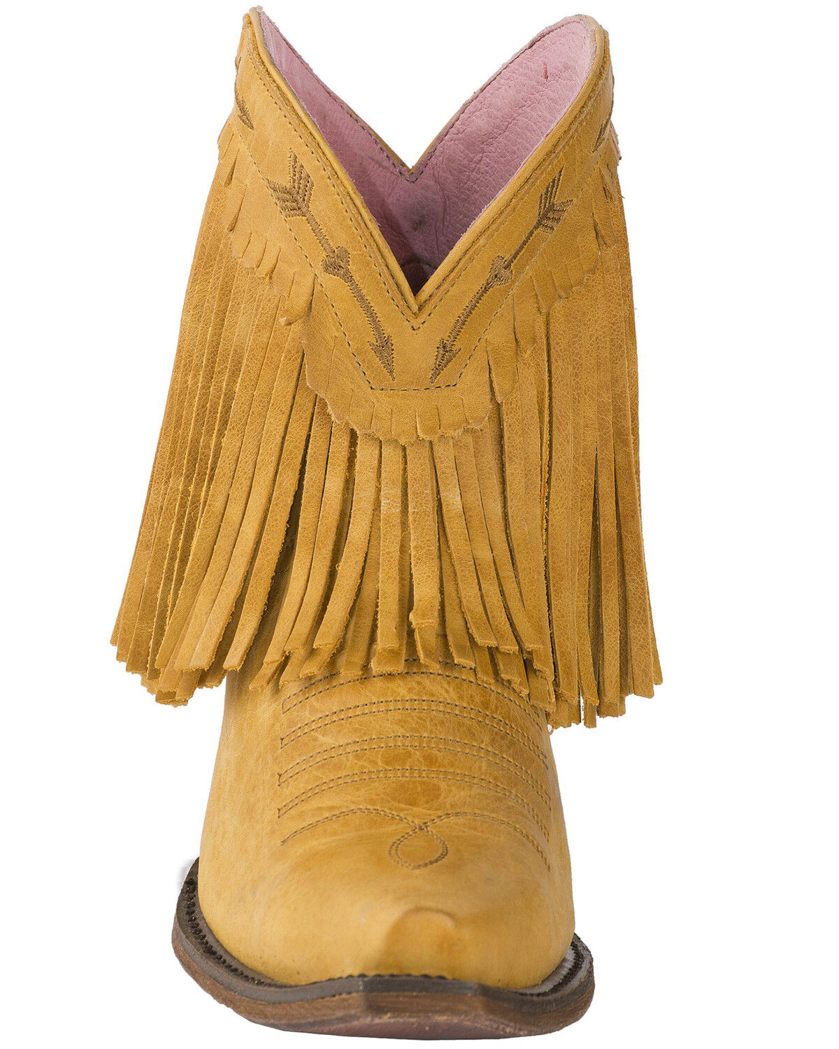 womens mustard booties