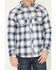 Image #3 - Cody James Men's FR Tex Plaid Print Long Sleeve Snap Work Shirt, Tan, hi-res