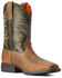 Image #1 - Ariat Boys' Firecatcher Alflafa Western Boots - Broad Square Toe, Brown, hi-res