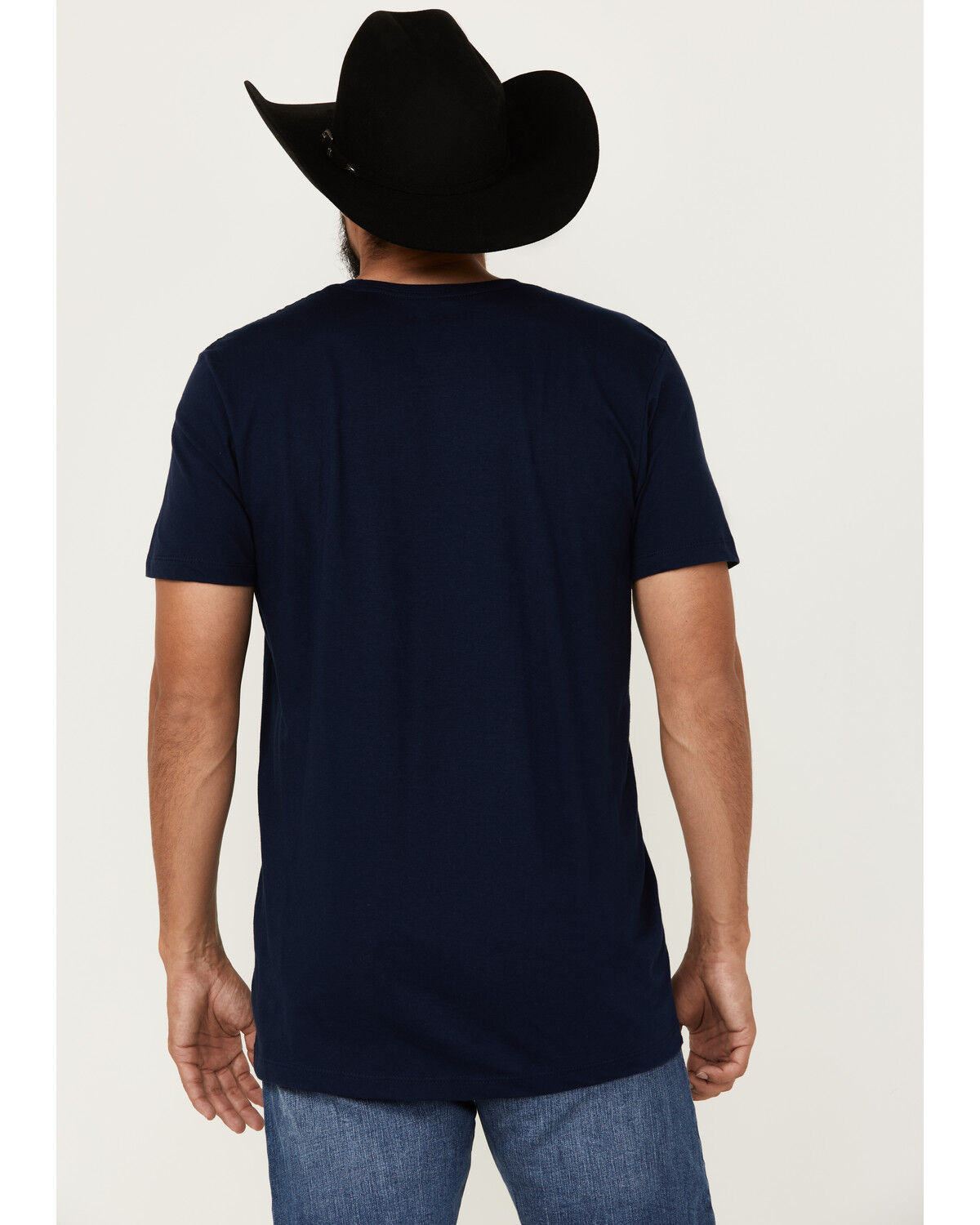 Image #4 - RANK 45® Men's American Rodeo Short Sleeve Graphic T-Shirt, Dark Blue, hi-res