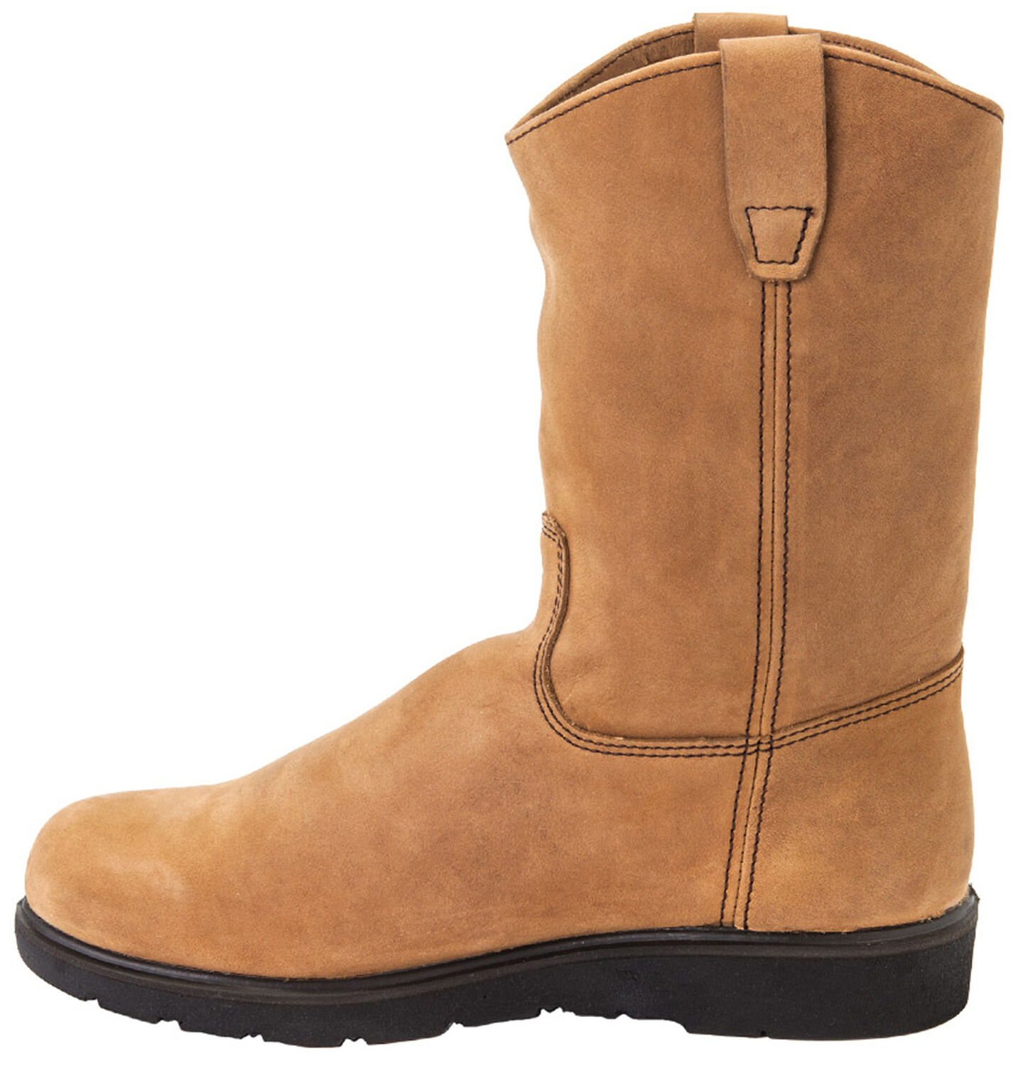 Image #9 - Georgia Boot Men's Farm and Ranch Wellington Boots - Soft Toe, Tan, hi-res
