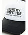 Image #2 - Country Outfitter Find Your Country Logo Ball Cap, Black/white, hi-res