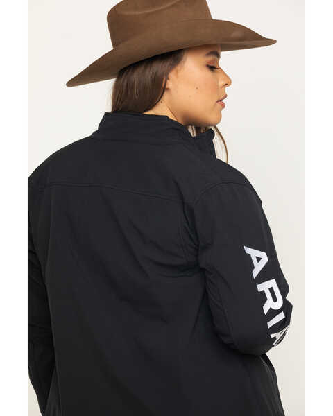 Ariat Women's Softshell Team Jacket  - Plus, Black, hi-res