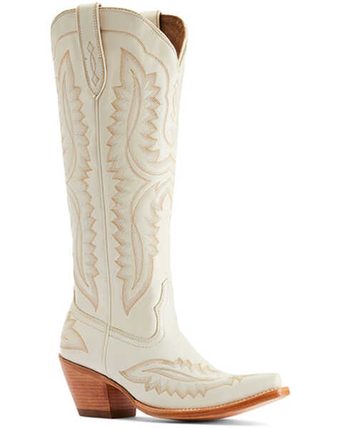 Image #1 - Ariat Women's Casanova Tall Western Boots - Snip Toe , White, hi-res