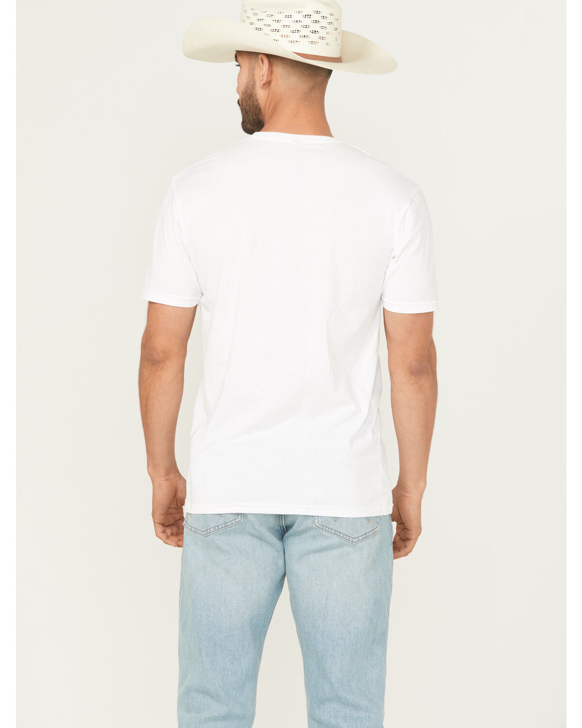 Image #4 - Buckwear Men's Budweiser Short Sleeve Graphic T-Shirt, White, hi-res