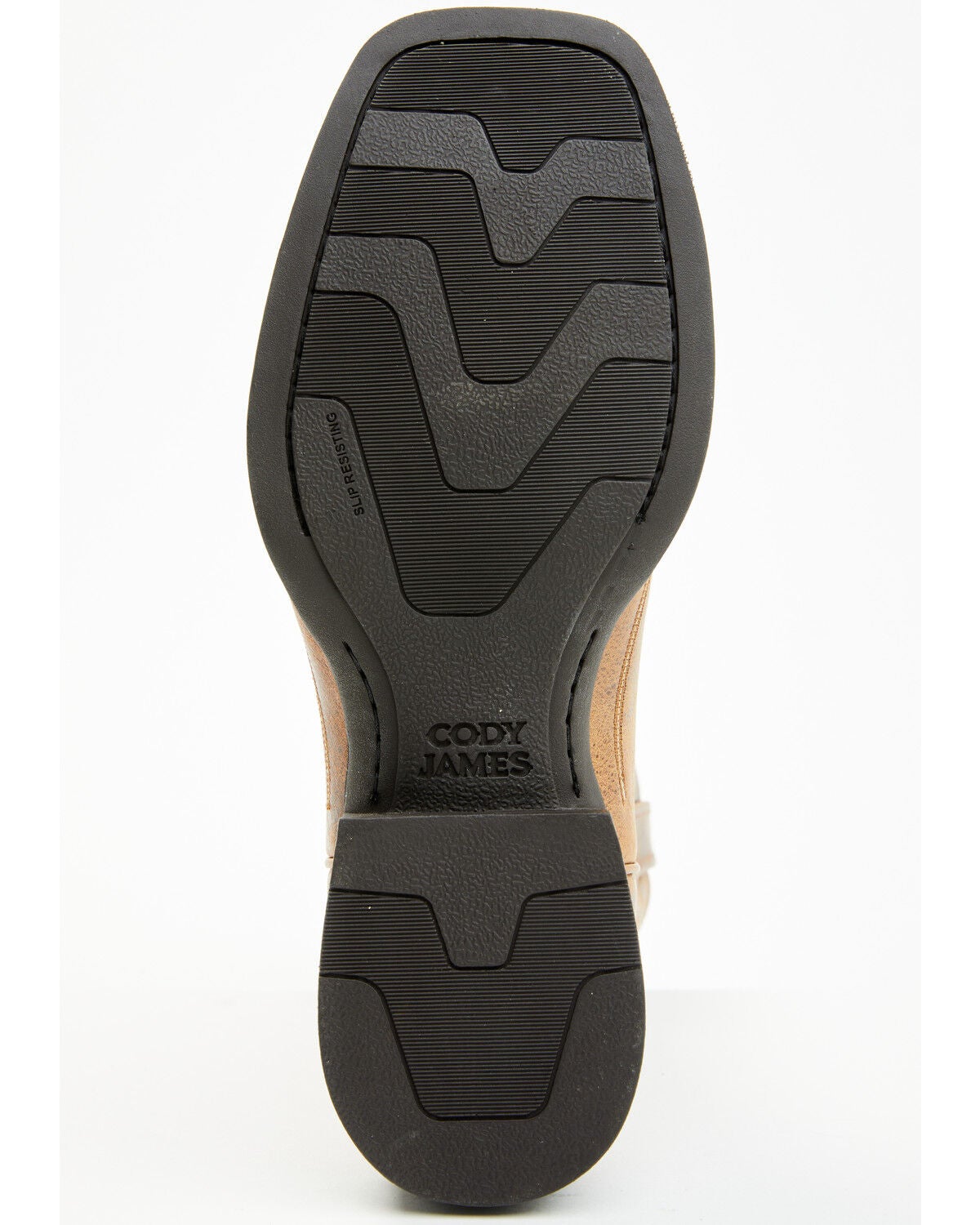 Image #7 - Cody James Ace&trade; Western Boots - Broad Square Toe, Brown, hi-res