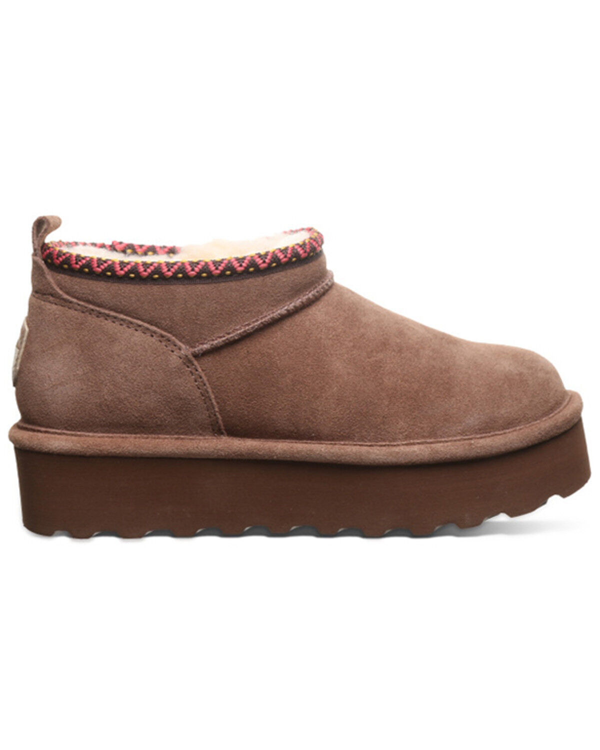 Image #2 - Bearpaw Women's Retro Super Shorty Deco Casual Boots, Brown, hi-res