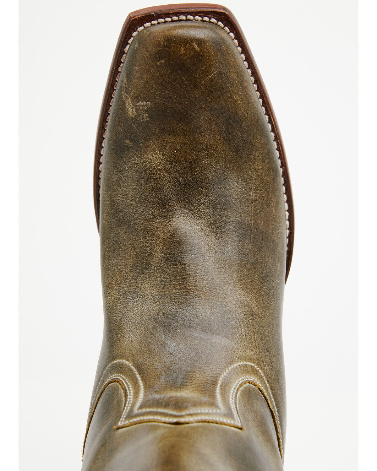Image #6 - Moonshine Spirit&reg; Men's Redford Western Boots - Square Toe, Olive, hi-res