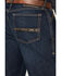 Image #4 - Ariat Men's Dark Wash Hampton Relaxed Bootcut Stretch Denim Jeans, Dark Wash, hi-res