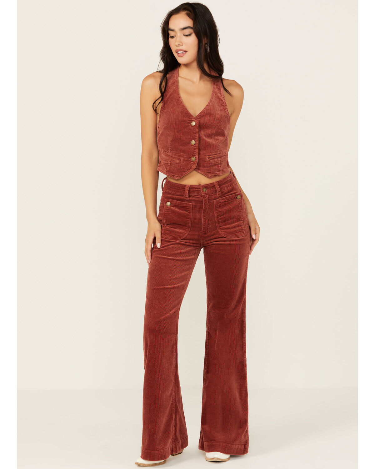 Rolla's Women's East Coast High Rise Corduroy Flare Pants Rolla's Women's East Coast High Rise Corduroy Flare Pants