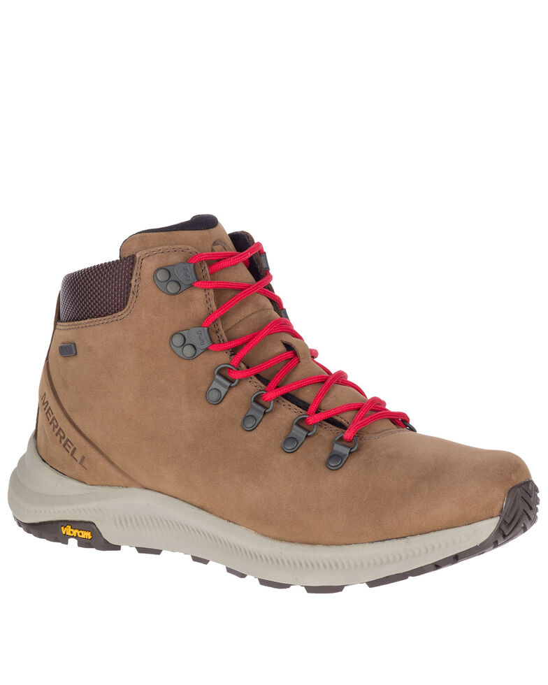 Merrell Men's Ontario Waterproof Hiking Boots - Soft Toe, Brown, hi-res