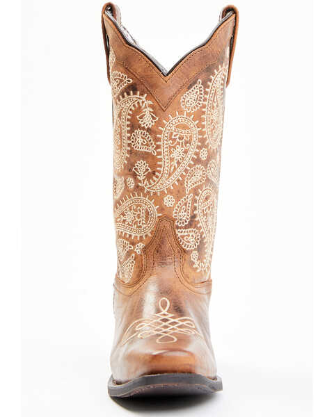 Image #4 - Laredo Women's Millie Western Boots - Square Toe, Brown, hi-res
