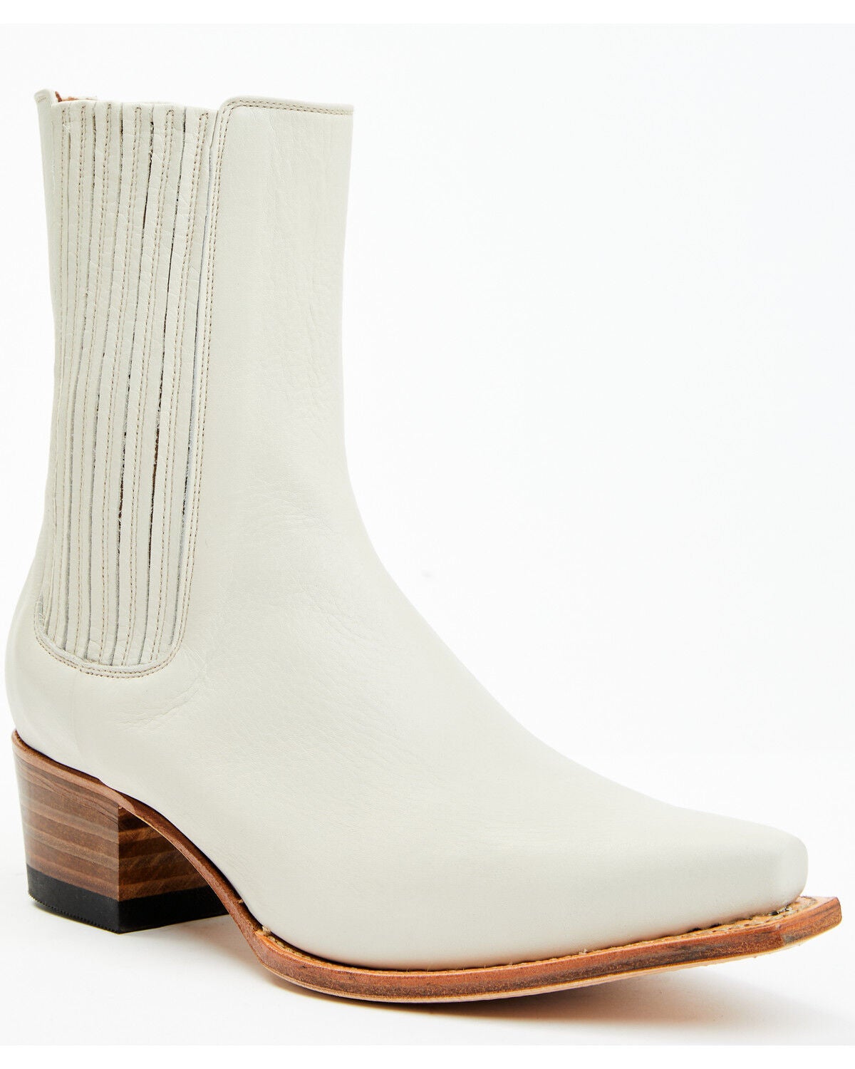 Sendra Women's Western Fashion Booties - Snip Toe, Ivory, hi-res