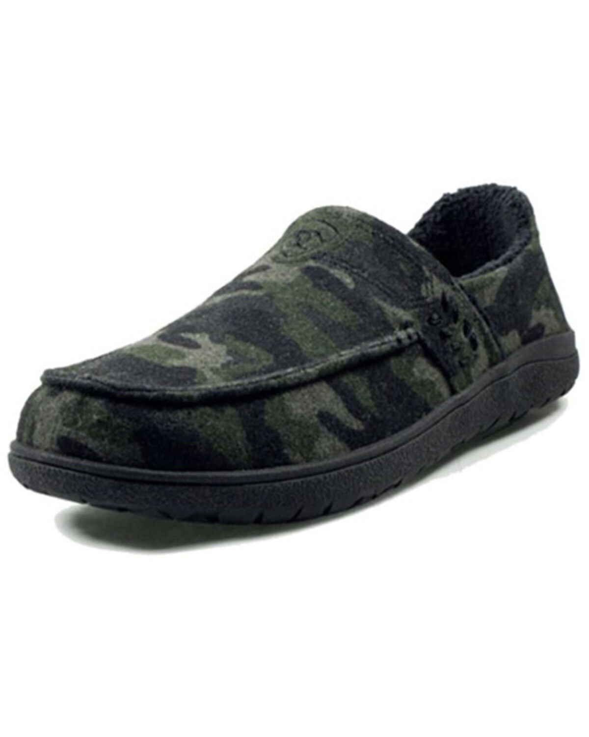 Image #1 - Ariat Men's Restful Comfort Slippers, Camouflage, hi-res