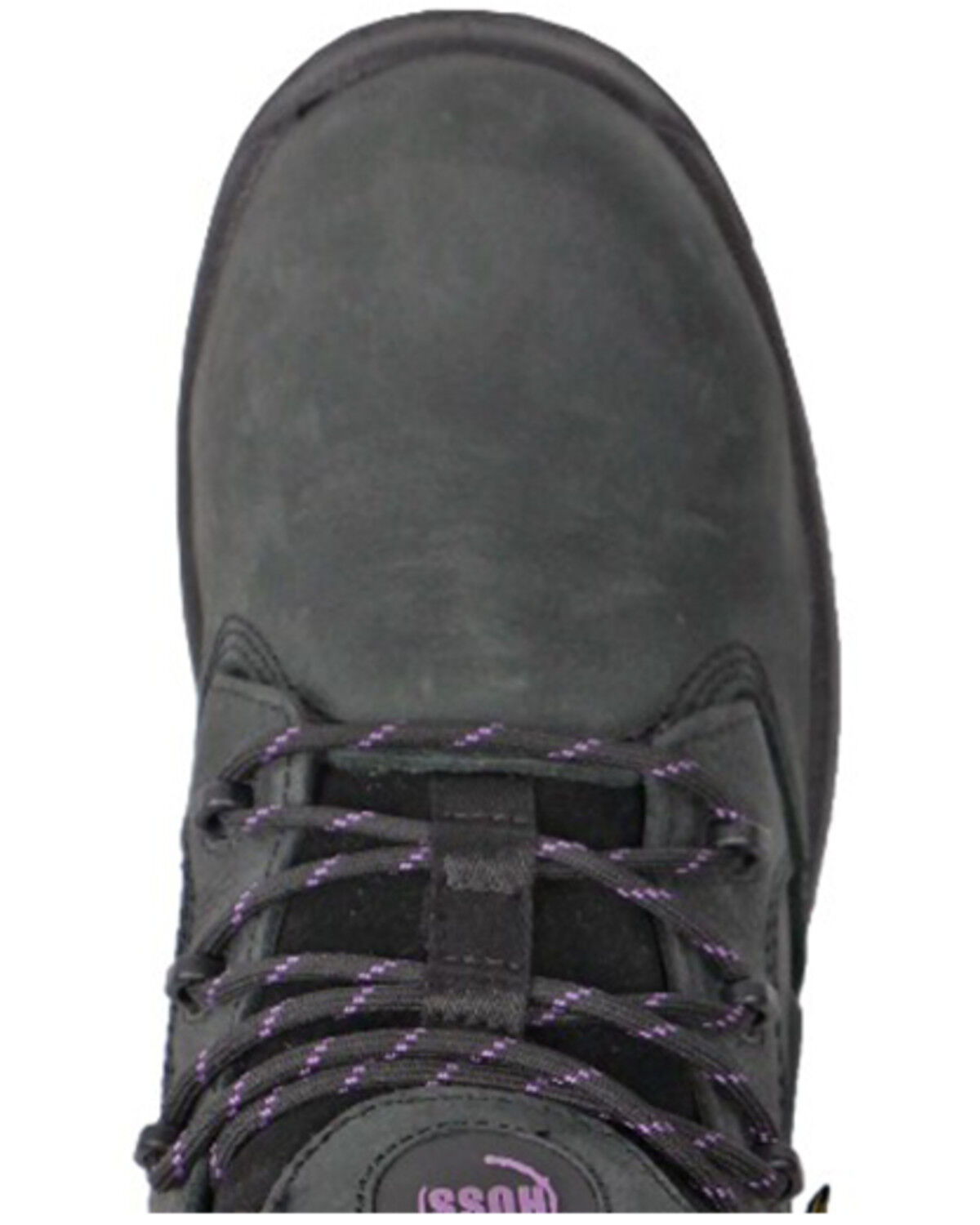 Image #6 - Hoss Women's 6" Waterproof Metguard Work Boots - Composite Toe, Black, hi-res