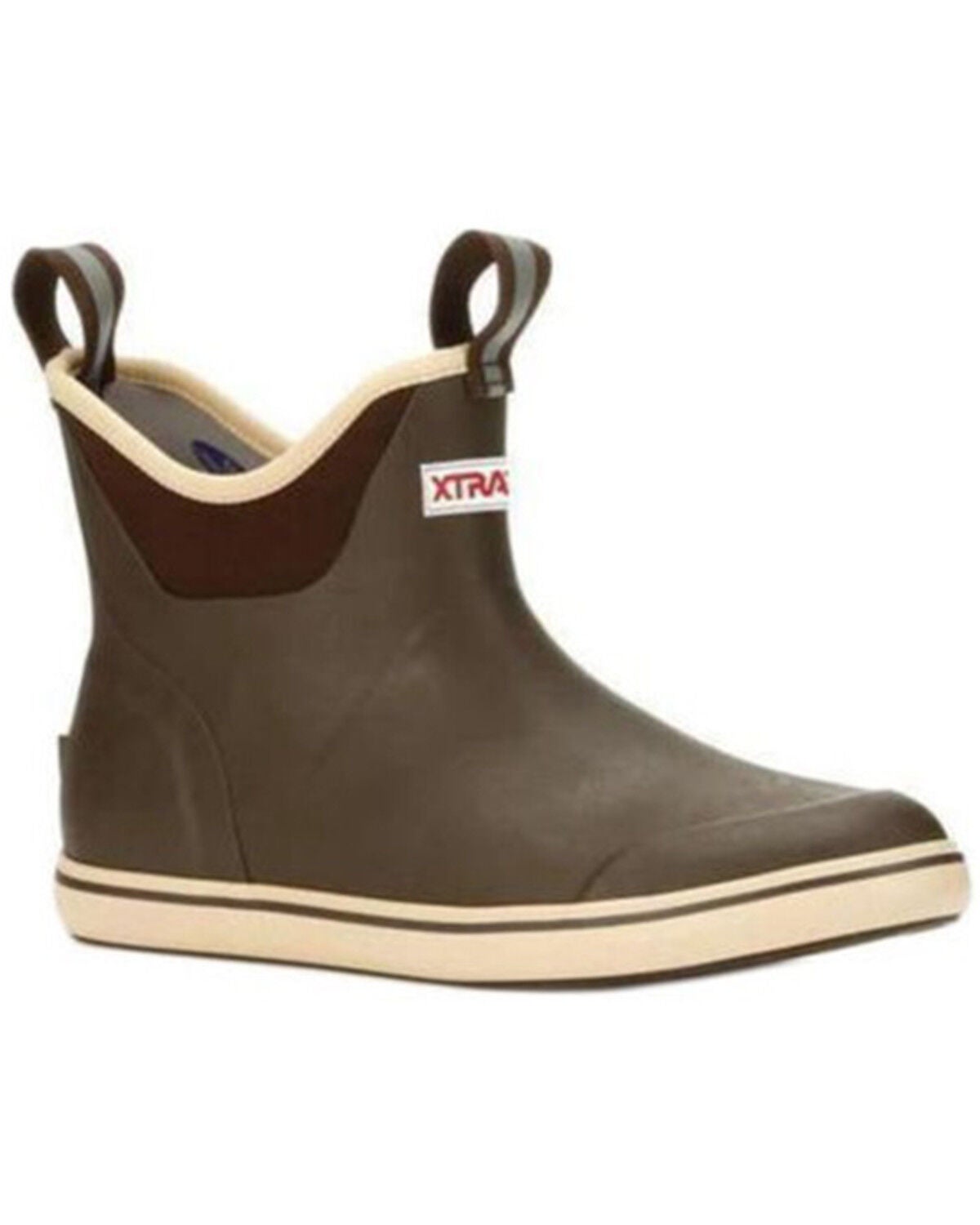 Xtratuf Women's 6" Ankle Deck Boots - Round Toe, Brown, hi-res