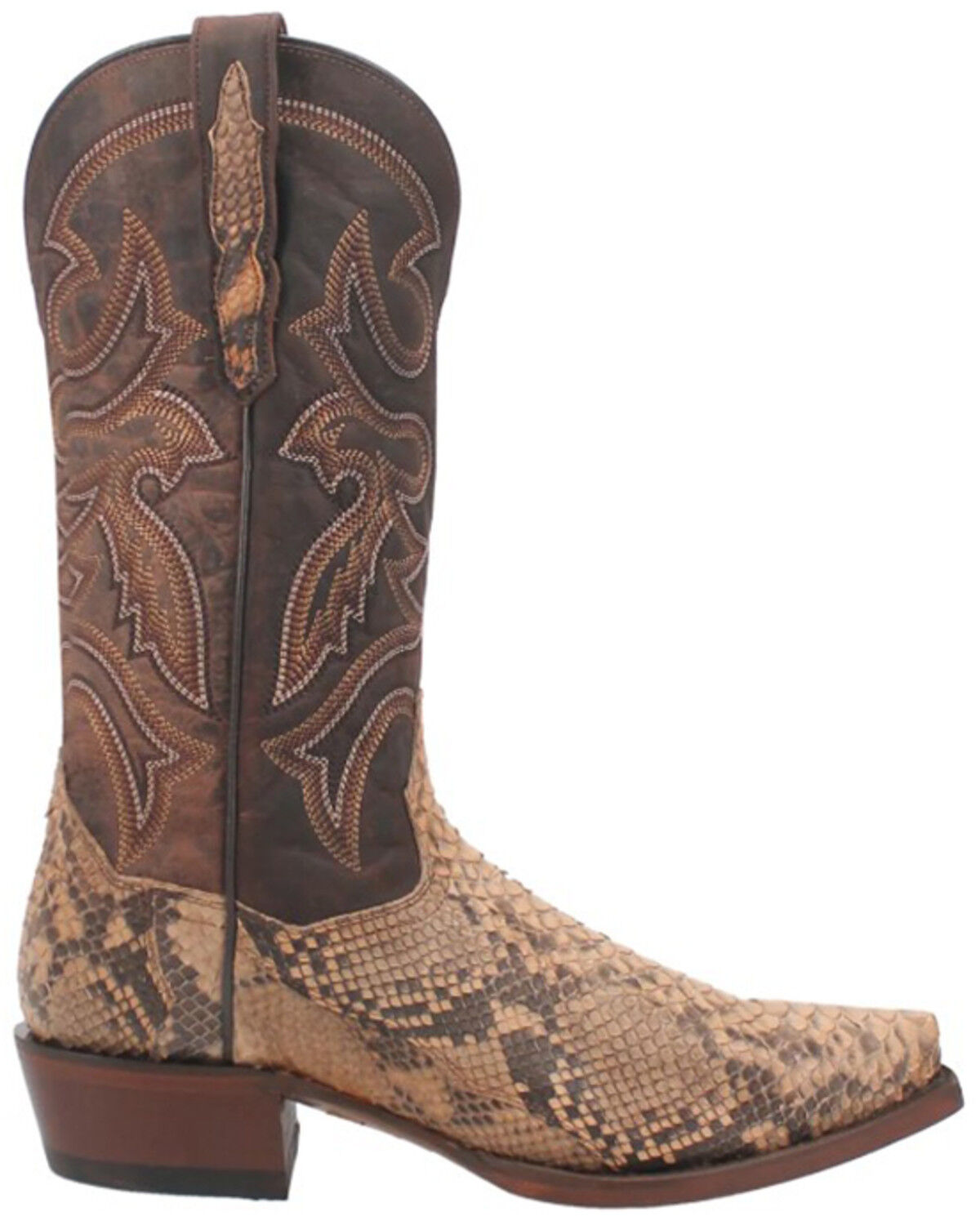 Image #2 - Dan Post Men's Exotic Python Western Boots - Snip Toe, , hi-res