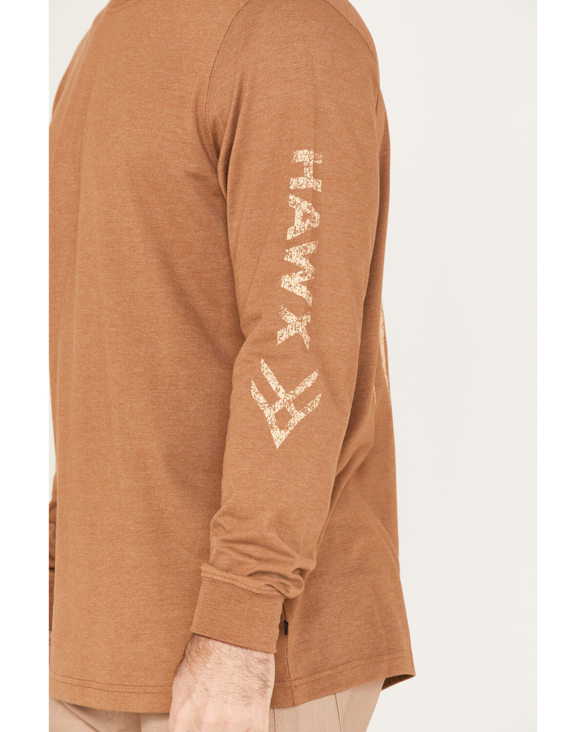 Image #3 - Hawx Men's Flag Logo Graphic Work T-Shirt, , hi-res