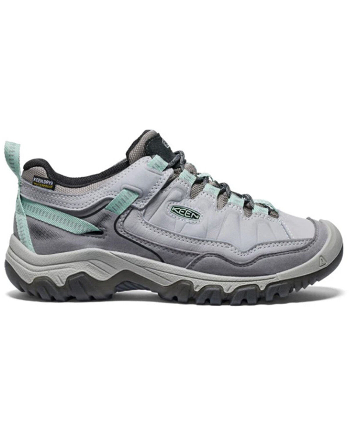 Image #2 - Keen Women's Targhee IV Waterproof Hiking Shoes - Soft Toe, Grey, hi-res