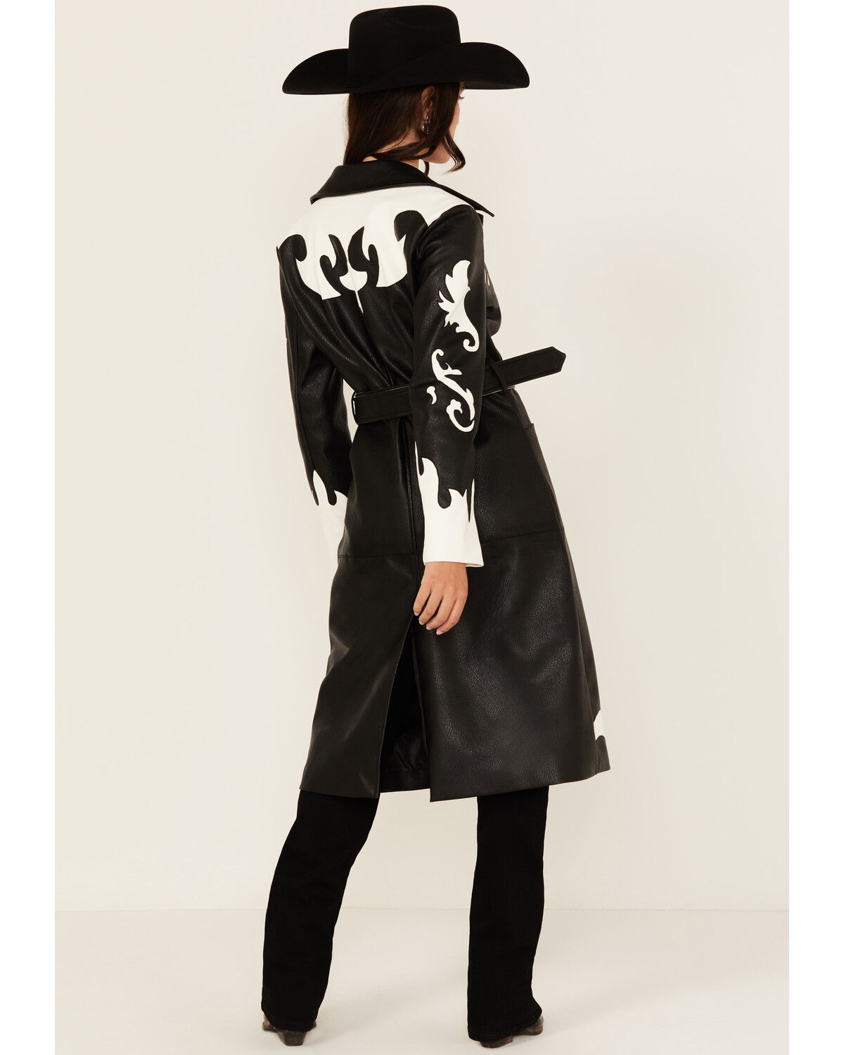 Image #5 - Azalea Wang Women's Robot Cowgirl Button-Down Trench Coat, , hi-res