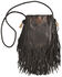 Kobler Leather Black Hand-Tooled Pouch Bag , Black, hi-res