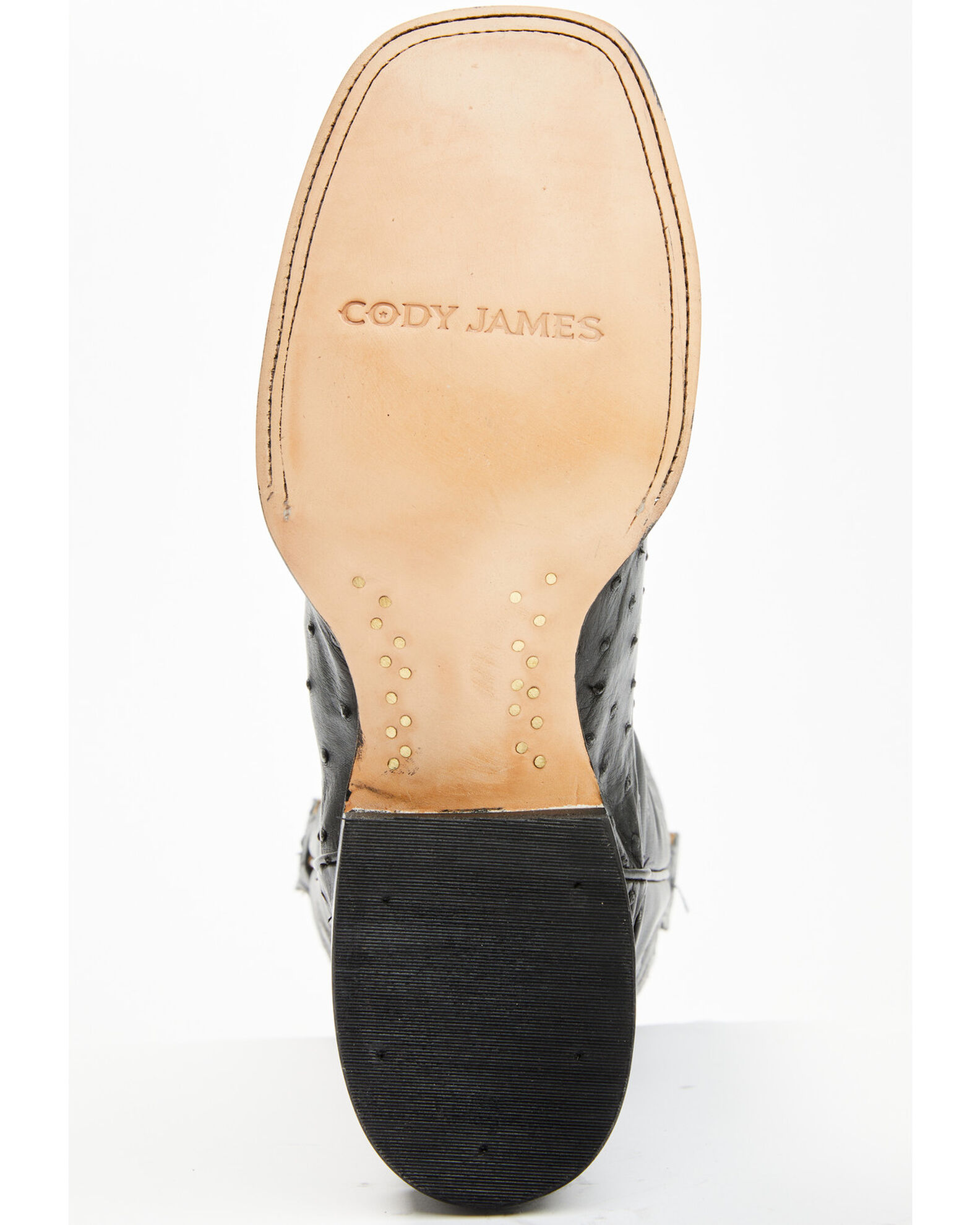 Cody James Men's Exotic Full Quill Ostrich Western Boots - Broad Square Toe  - Country Outfitter