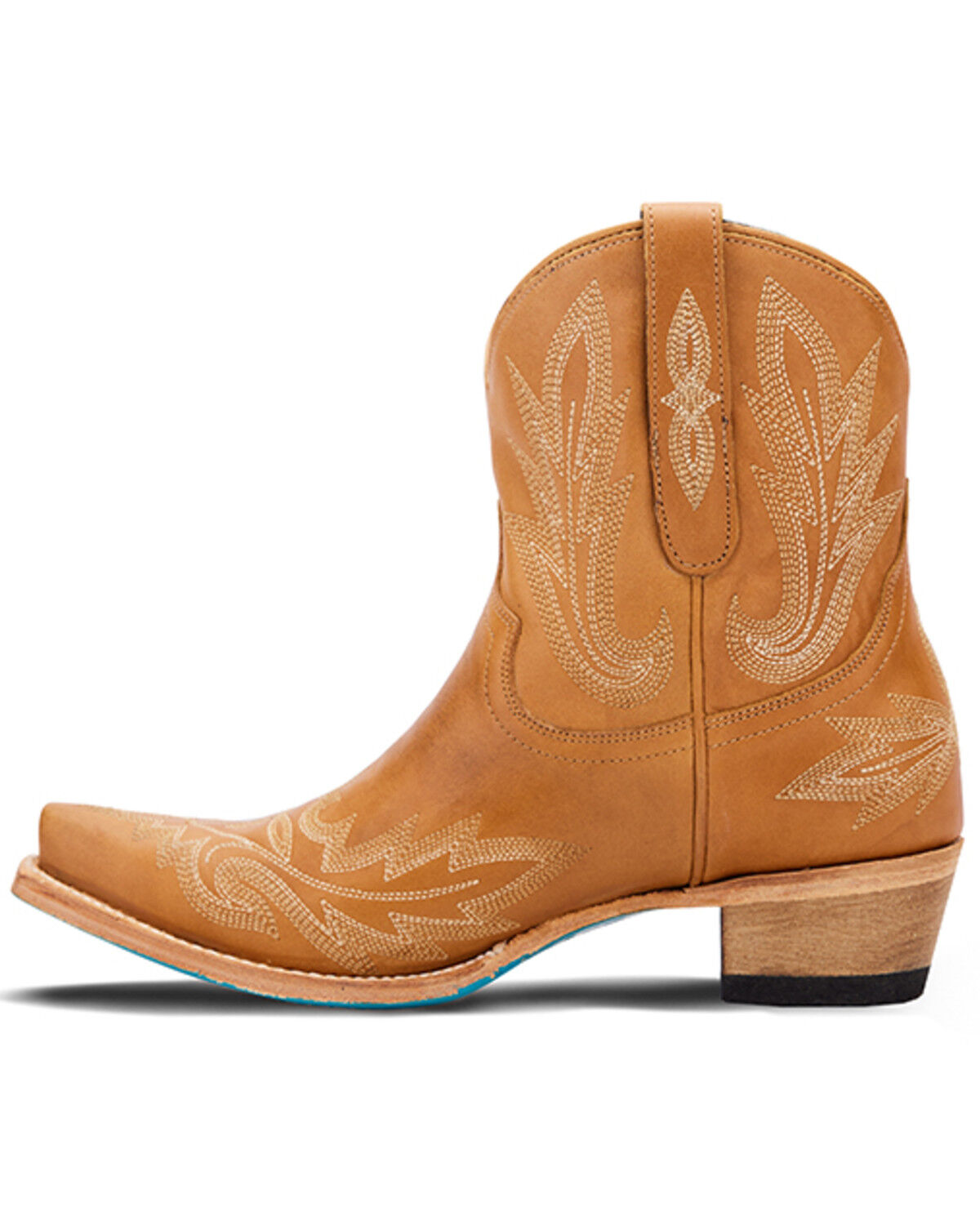 Image #3 - Lane Women's Lexington Western Booties - Snip Toe, Tan, hi-res