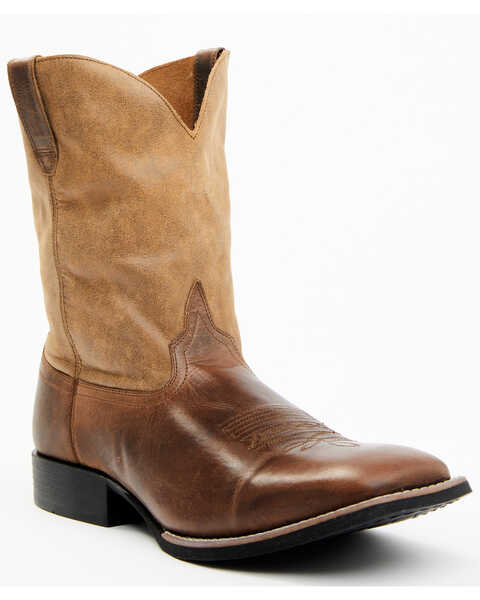 Image #1 - Smoky Mountain Men's Waylon Western Boots - Square Toe, Brown, hi-res