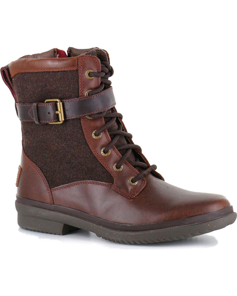UGG Women's Kesey Waterproof Fashion Boots, Chestnut, hi-res