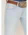 Image #3 - Ariat Women's June Light Wash Perfect Rise Flare Stretch Denim Jeans, Light Wash, hi-res