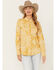 Image #1 - Cotton & Rye Women's Bandana Print Long Sleeve Pearl Snap Western Shirt, , hi-res