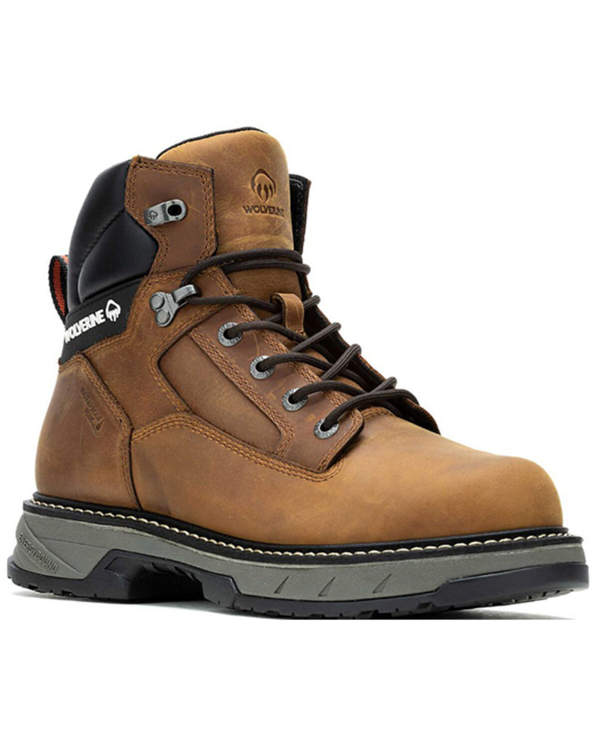 Image #1 - Wolverine Men's 6" Reforce Waterproof Work Boots - Soft Toe, Beige, hi-res