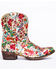 Roper Women's Ingrid Floral Western Booties - Snip Toe, Multi, hi-res