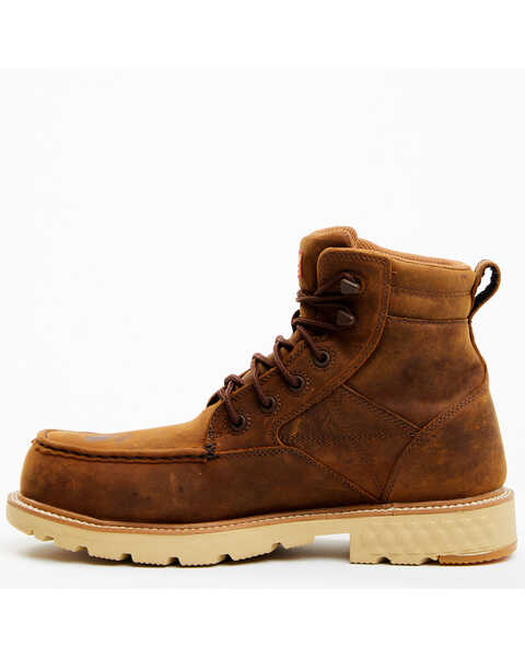 Image #3 - Twisted X Men's 6" Lace-Up Work Boot - Composite Toe, Brown, hi-res