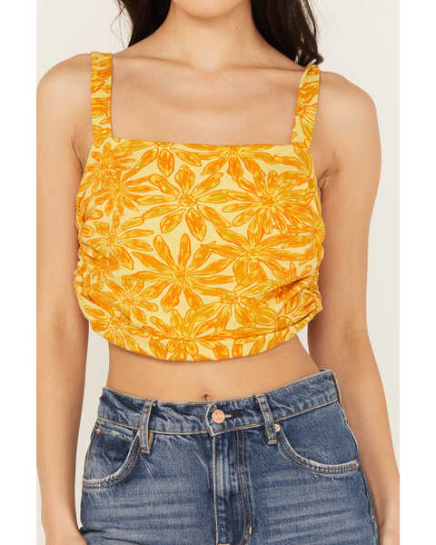 Image #3 - Free People Women's All Tied Up Top, Yellow, hi-res