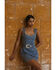 Image #1 - Show Me Your Mumu Women's Vegas Rhinestone Mini Dress, Blue, hi-res