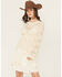 Image #1 - Rock & Roll Denim Women's Open Knit Sweater, Ivory, hi-res