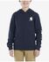 Image #1 - Carhartt Little Boys' Logo Hooded Sweatshirt, Navy, hi-res