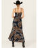 Image #4 - Shyanne Women's Printed Ruffle Flounce Maxi Dress, Indigo, hi-res