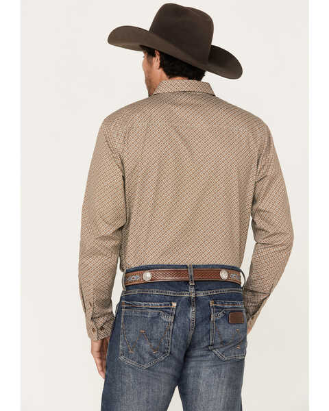 Image #4 - Gibson Men's Monitor Print Long Sleeve Button-Down Western Shirt, Black, hi-res