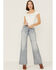 Image #4 - Shyanne Women's Pointelle Square Neck Top, White, hi-res