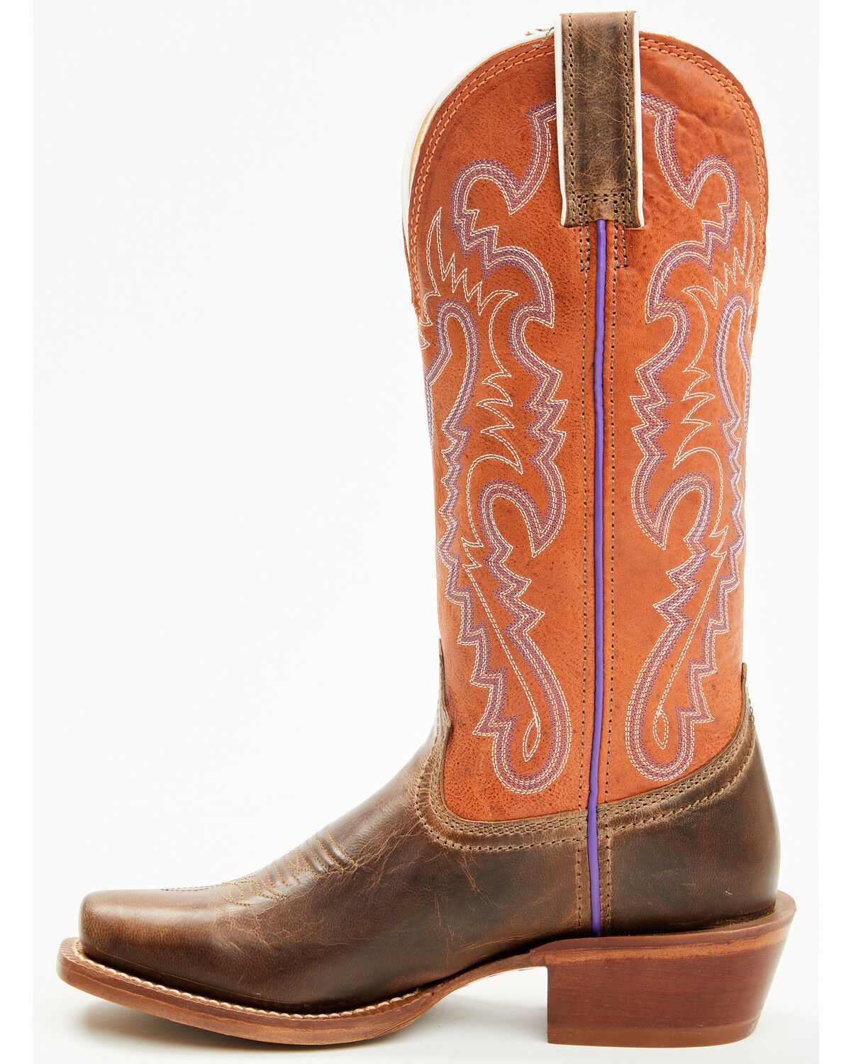 Image #3 - Justin Women's Breaking News Western Boots - Square Toe, Tan, hi-res
