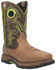 Image #1 - Dan Post Men's Storms Eye Waterproof EH Western Work Boots - Composite Toe, Brown, hi-res