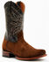 Image #1 - Moonshine Spirit Men's 11" Pancho Roughout Western Boots - Square Toe, Brown, hi-res