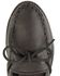 Women's Minnetonka Moosehide Classic Moccasins - Wide, Black, hi-res