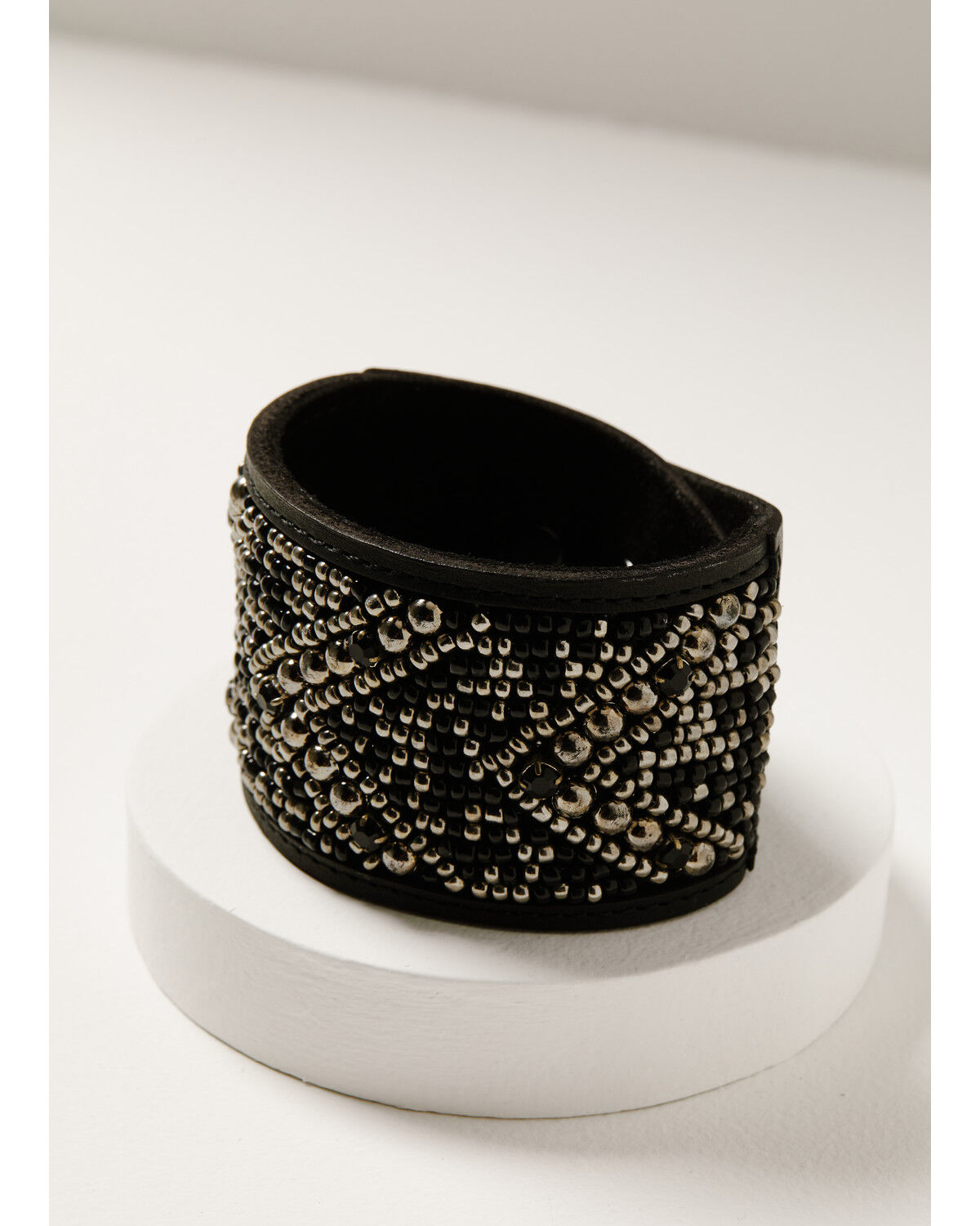 Image #1 - Shyanne Women's Enchanted Forest Beaded Statement Bracelet, Pewter, hi-res
