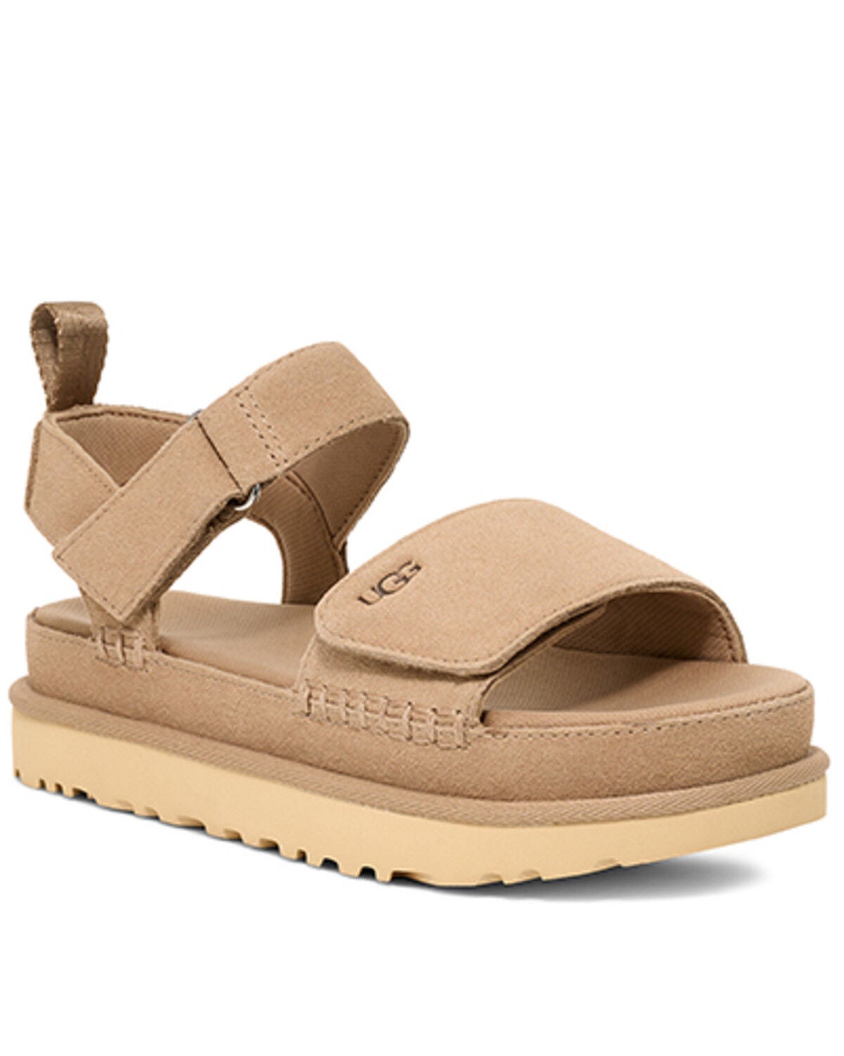 UGG Women's Goldenstar Platform Sandals, Sand, hi-res