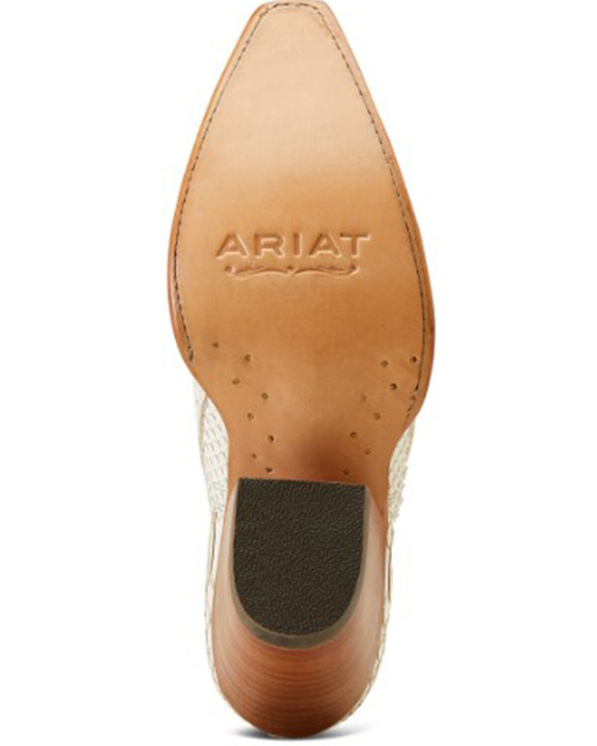 Image #5 - Ariat Women's Exotic Python Dixon Western Booties - Snip Toe, White, hi-res