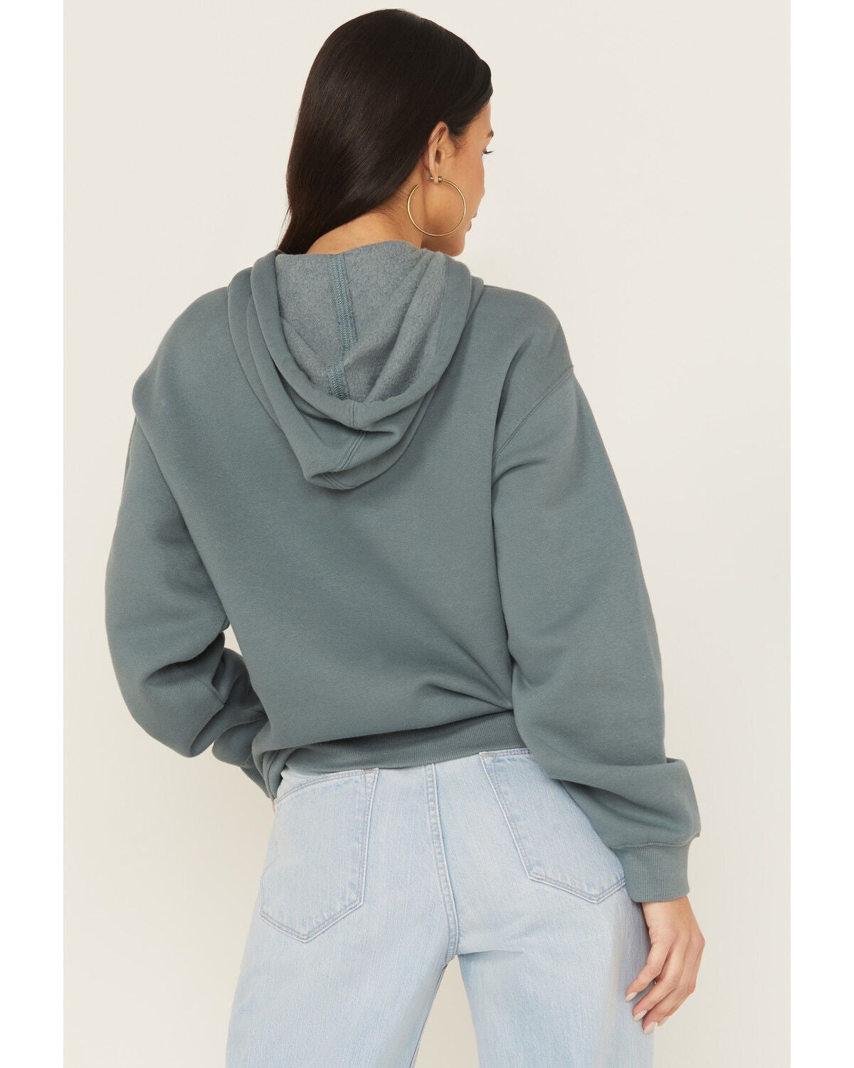 Image #4 - Wrangler Retro Women's Logo Hoodie, Blue, hi-res