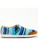 Image #2 - RANK 45® Women's Multi Stripe Casual Shoe - Round Toe, Blue, hi-res